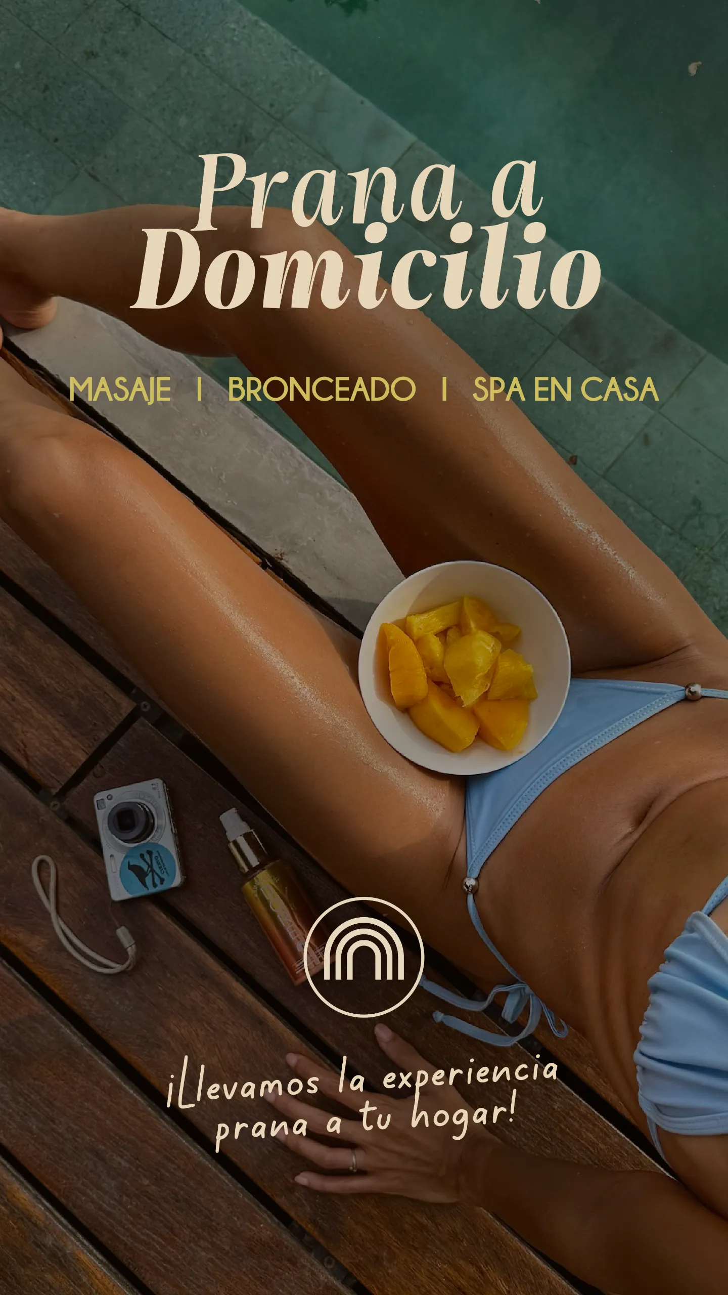 Servicio a domicilio de bronceado y spa en Prana Soleil